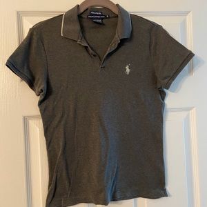 Ralph Lauren Size M Gray Golf Shirt